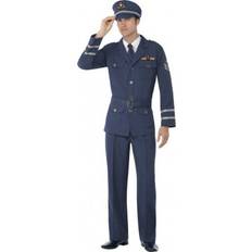 Smiffys WW2 Luchtmacht kostuum blauw Maat