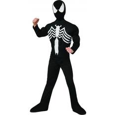 Spiderman costume Rubies Black Deluxe Muscle Chest Kids Spiderman Costume