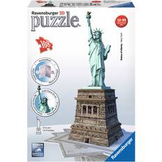 Byggnader 3D-pussel Ravensburger Statue of Liberty 108 Bitar