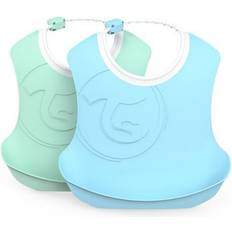 Twistshake Babero pastel infantil l rosa