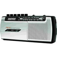 Daewoo DRP-107 Radio Portátil Analógica Negro