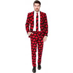 Rød Kostymer & Klær OppoSuits King of Hearts