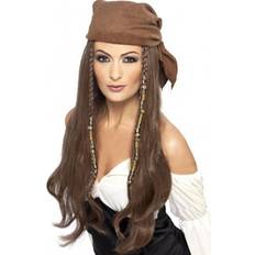 Smiffys Pirate Wig Brown