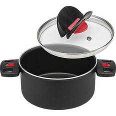 Ergonomic Handle Other Pots Ballarini Click & Cook with lid 1.6 L 16 cm