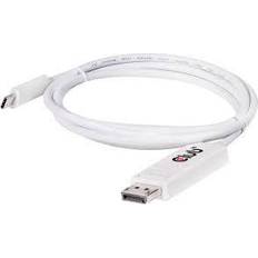 Displayport usb c adapter Club 3D DisplayPort - USB C 3.1 Adapter 1.2m