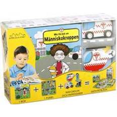 Människokroppen böcker Min lilla bok om människokroppen (bok + leksaker) (Kartonnage, 2017)