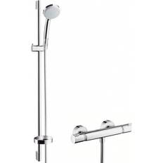 Hansgrohe Croma 100 Ecostat Comfort Combi Chrome