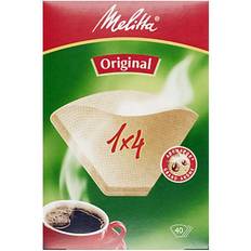 Melitta Filtres à café Melitta Filtertüten 1x4 Braun 40er Pack