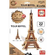 Træ 3D puslespil Educa 3D Mini Monument Puzzle Tour Eiffel