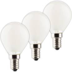 E14 - Globe Lampes LED Mueller Müller-Licht Ampoule goutte LED E14 3W 2700K lot de 3 470lm mat