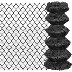 vidaXL Chain Link Fence 80cmx25m