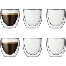 Sans Poignée Lunettes Bodum Pavina Verre 8cl 6pcs