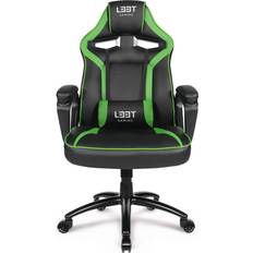 L33T Justerbart armlen Gaming stoler L33T Extreme Gaming Chair - Black/Green