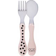 Stål Børnebestik Lässig Kids Cutlery Stainless Steel Little Chums Mouse