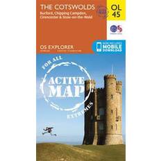 Books on sale The Cotswolds, Burford, Chipping Campden, Cirencester & Stow-on-the Wold (Karta, 2015)