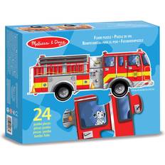 Vehicles Floor Jigsaw Puzzles Melissa & Doug Giant Fire Truck Floor Puzzle 24 Pieces