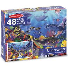 Jigsaw Puzzles Melissa & Doug Underwater Floor Puzzle 48 Pieces