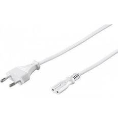 Goobay Cable Alimentacion Forma 8 IEC C7 BLANCO 5m