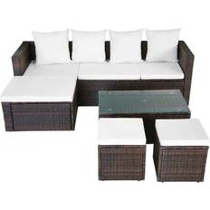 vidaXL 42585 Ensemble de Salon d'Extérieur, 1 Table incluse 1 Canapés