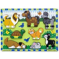 Melissa & Doug Klassiska pussel Melissa & Doug Pets Chunky Puzzle 8 Bitar