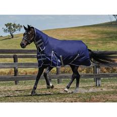 Weatherbeeta Manta de exterior para caballos Cubrecuello pesado Comfitec Essential 360g Bleu