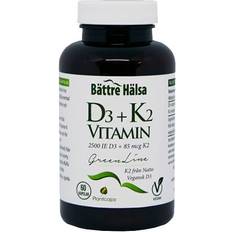 Närokällan d3 k2 Bättre hälsa D3+K2 Vitamin 60 st