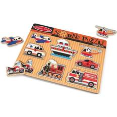 Fordon Knoppussel Melissa & Doug Vehicles Sound Puzzle 8 Bitar 725