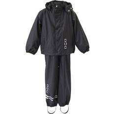 Mikkline regnsæt sort Mikk-Line PU Basic Rain Set - Black (3330-190)