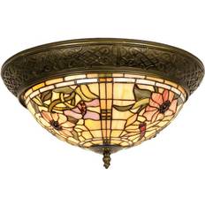 Glas - Rosa Takplafonder Clayre & Eef Mira Takplafond ∅ 38cm