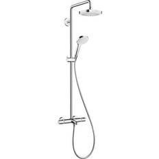 Hansgrohe Croma Select E Showerpipe 180 2jet (27352400) Bianco, Cromo
