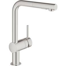 Grohe minta køkkenarmatur supersteel Grohe Minta L-hals (30274DC0) Børstet krom