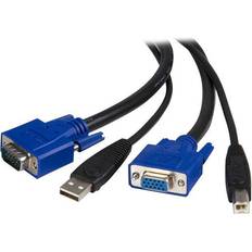 Cables StarTech USB A/VGA - USB B/VGA M-F 4.6m