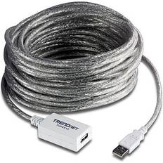 Trendnet USB A-USB A 2.0 M-F 12m