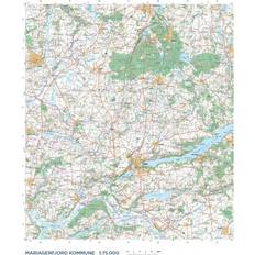 Danmark kort Trap Danmark: Kort over Mariagerfjord Kommune: Topografisk kort 1:75.000