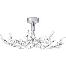 C Ceiling Flush Lights Searchlight Electric Wisteria Ceiling Flush Light 66cm