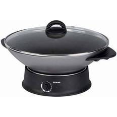 Tefal Cuiseurs Multifonctions Tefal Multi-Wok électrique 1200 W 6 L Cuve 37 cm Thermostat 5 Positions