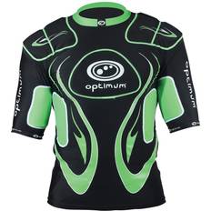 Inferno Rugby Protective Top - Black/Green