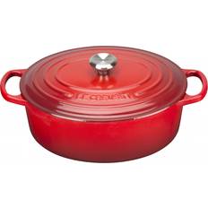 Piano cottura in ghisa Casseruole Le Creuset Cerise Signature Cast Iron Oval 4.1 L