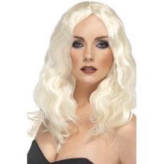 Blonde Long Wigs Smiffys Superstar Wig Blonde