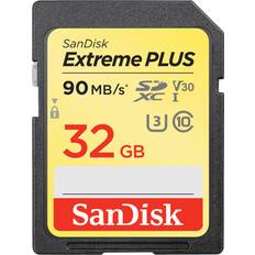 Sandisk plus 32gb SanDisk Extreme Plus SDHC UHS-I U3 V30 90/60MB/s 32GB