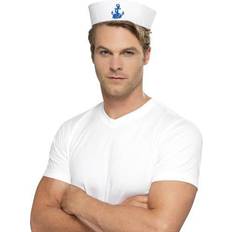 Uniforms & Professions Hats Smiffys Doughboy US Sailor Hat White