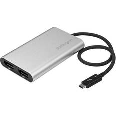 Adapter mac til usb StarTech Thunderbolt 3 USB C-2DisplayPort Adapter