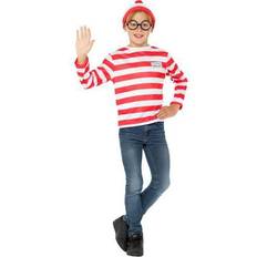 Tops & Sweaters Fancy Dresses Fancy Dress Smiffys Where's Wally Instant Kit 41515