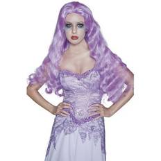 Smiffys Gothic Manor Bride Wig Purple