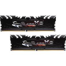 16 GB - CL14 RAM Memory G.Skill Flare X Black DDR4 3200MHz 2x8GB (F4-3200C14D-16GFX)