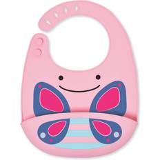 Oui Bavoirs alimentaires Skip Hop Zoo bavoir silicone Papillon 6m