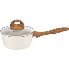 Non-slip Handle Sauce Pans Ambition Nature with lid 1.2 L 16 cm