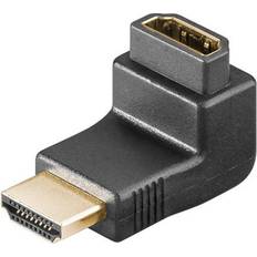 Goobay HDMI - HDMI 90° Angled Adapter M-F