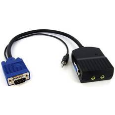 StarTech 3.5mm/VGA-3.5mm/VGA M-F Splitter Cable