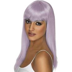 Purple Wigs Smiffys Glamourama Wig Lilac